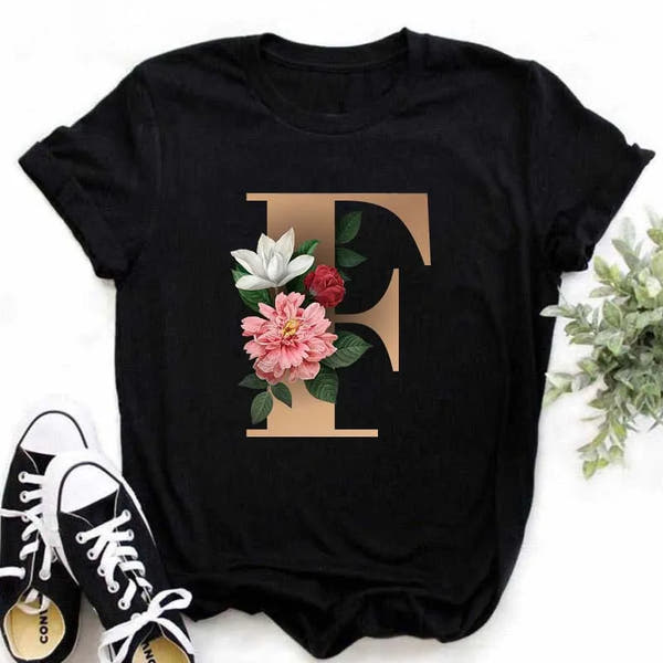 Chic Alphabet Print Eco Tee™