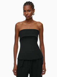 Solid Tube Tops For Women Strapless Bra Turndown Slash Neck Lenceria Femenina Backless Bralette Femme Split Bandeau Top Sexy